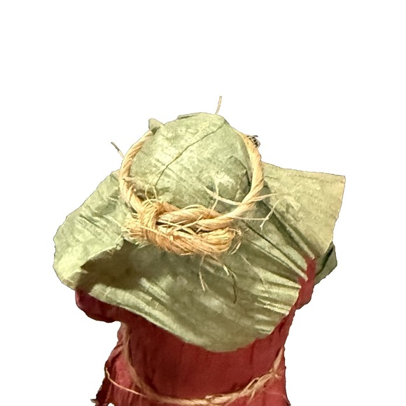 Vtg Handmade Xmas Nativity Paper Doll 8" Joseph Primitive Country Decor Folk Art - Picture 8 of 8